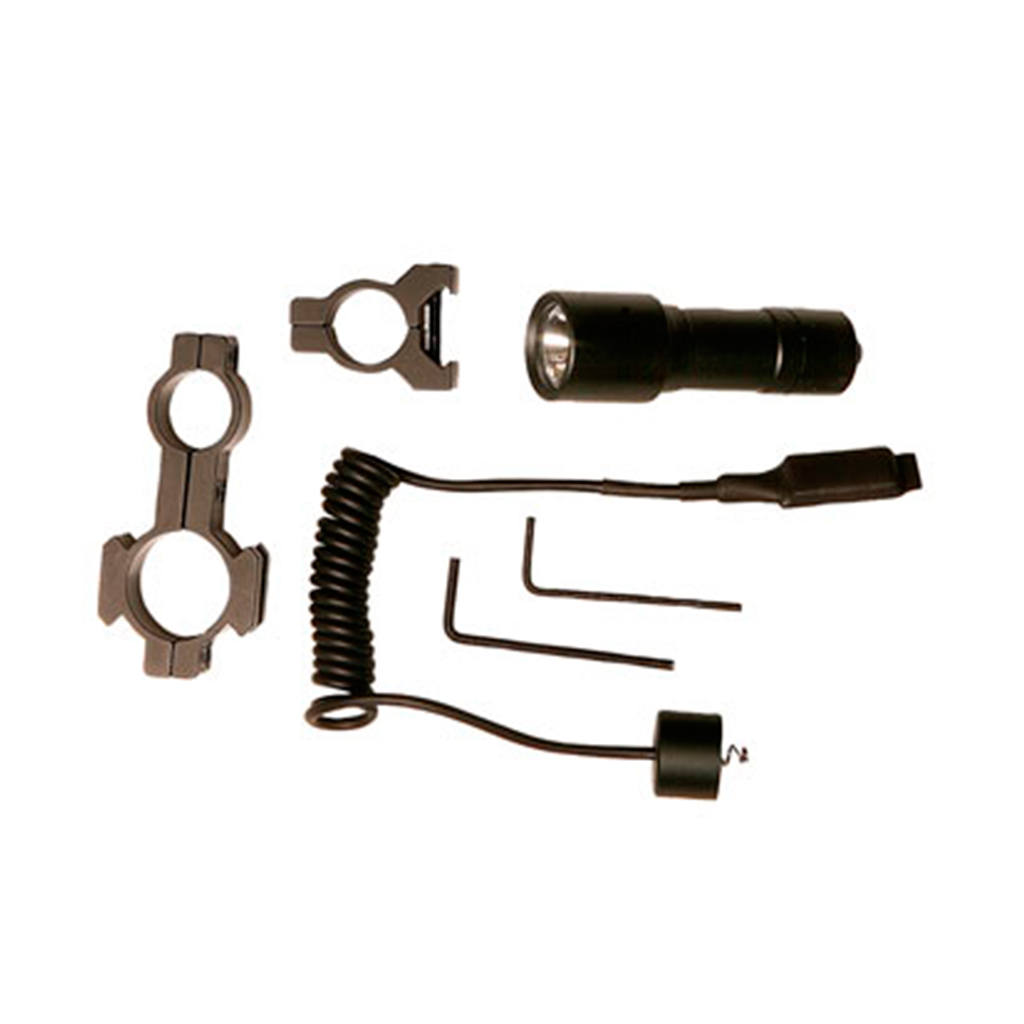 LINTERNA ASG C/PULSADOR C/MONTURA NEGRA