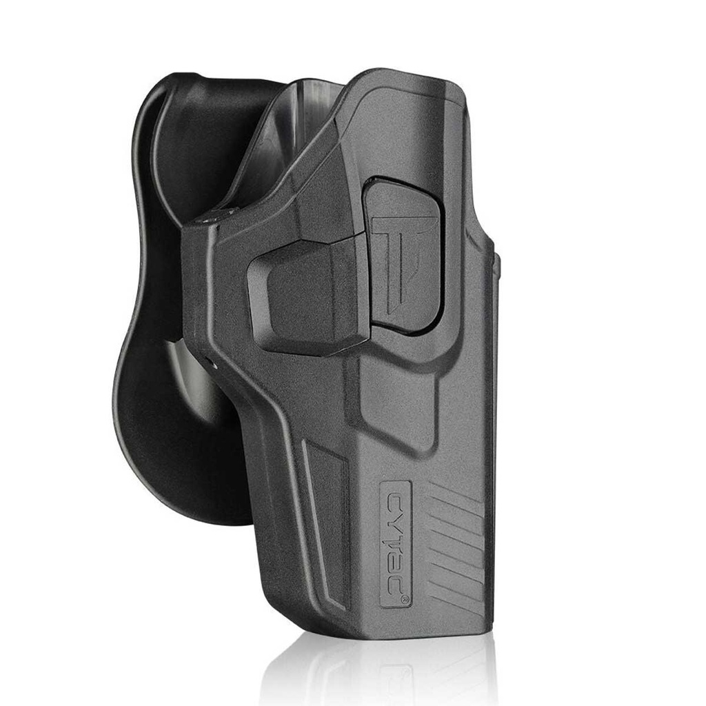 FUNDA PISTOLA RIGIDA CYTAC GEN.4 GLOCK 17/22/31NEGRA