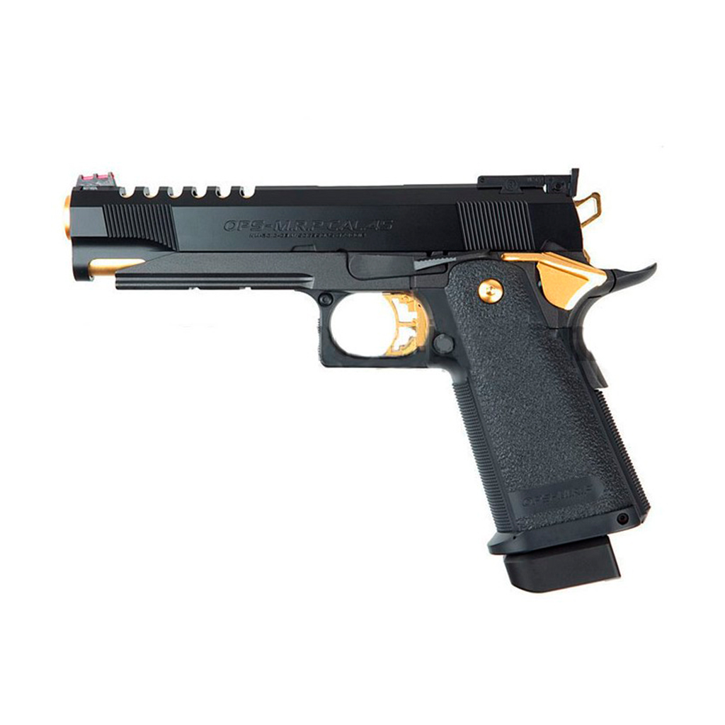 PISTOLA MARUI HI-CAPA 5.1 GOLD GAS NEGRA-DORADA