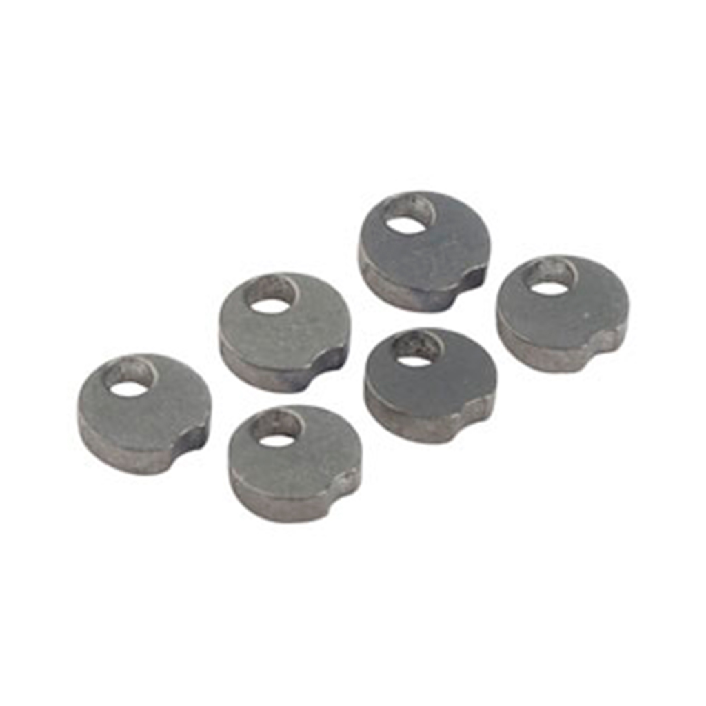 CLIP ENGRANAJE ASG 6PCS PLATA