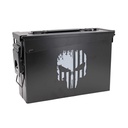 CAJA MUNICION METALICA PEQ. CAL.30 NEGRA PUNHISER