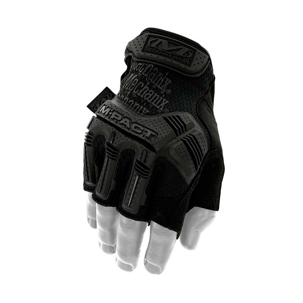 GUANTE MECHANIX M-PACT DEDOS CORTADOS NEGRO