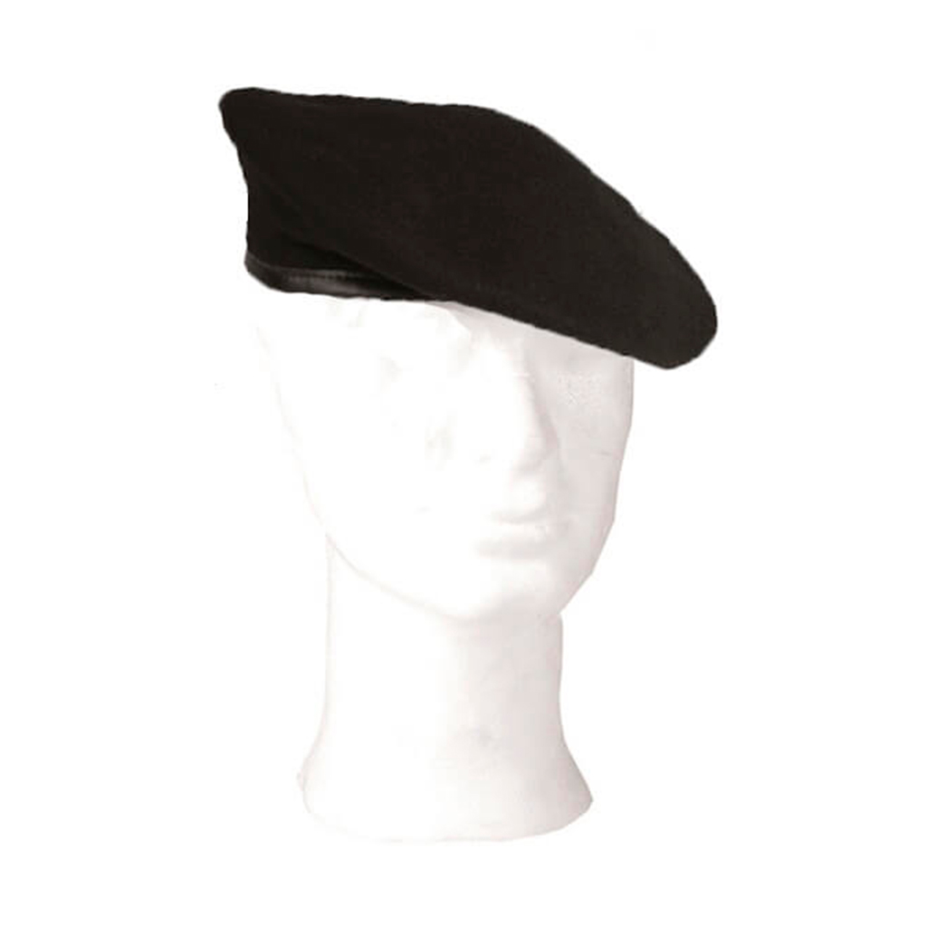 BOINA EJERCITO LISA NEGRA