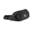 RIÑONERA X CORDURA GR. TRIPLE CREMALLERA NEGRA