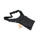 BOLSO PIERNA HONGU CANVAS COSIDOS CRUZ NEGRO