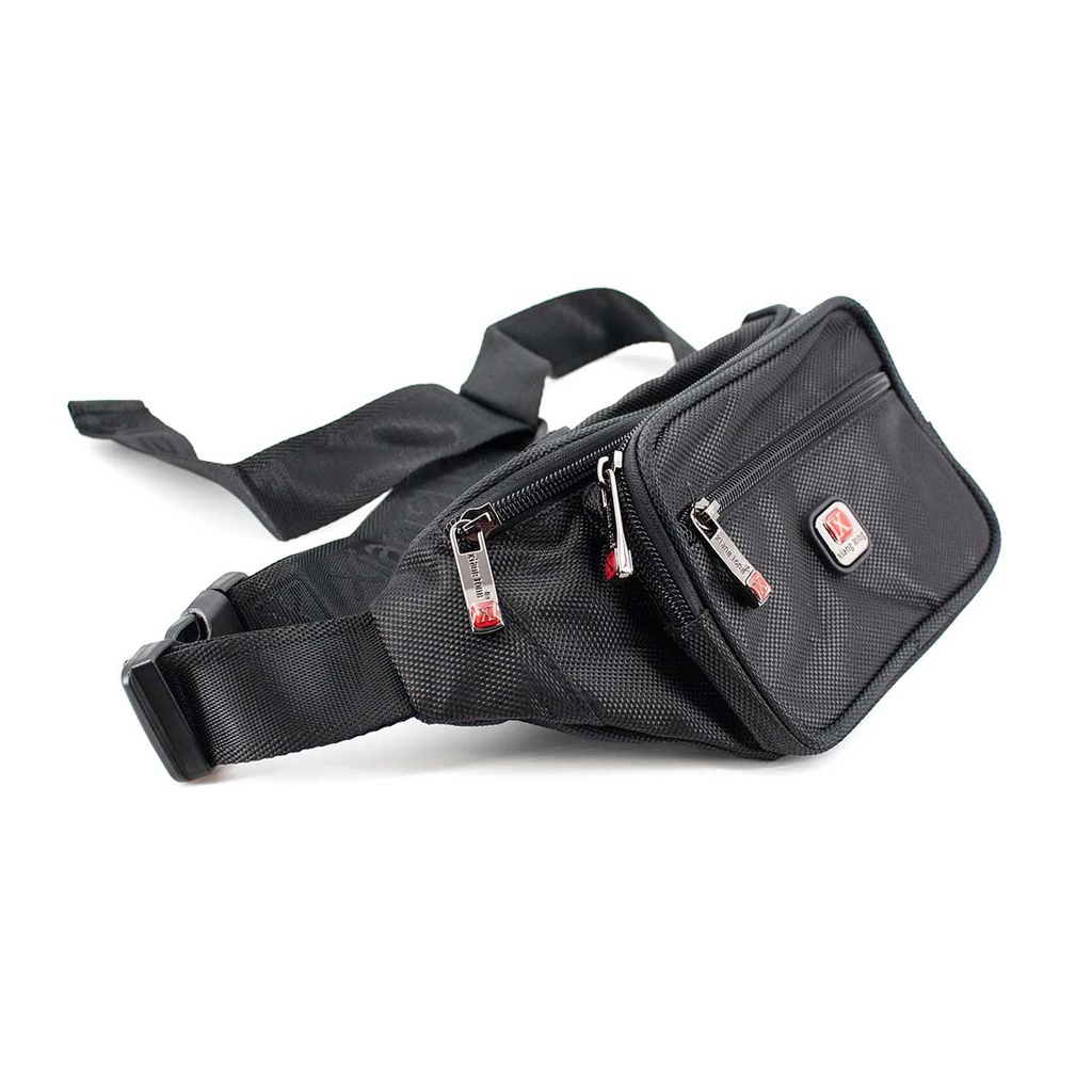 RIÑONERA X CORDURA CREMALLERA NEGRA