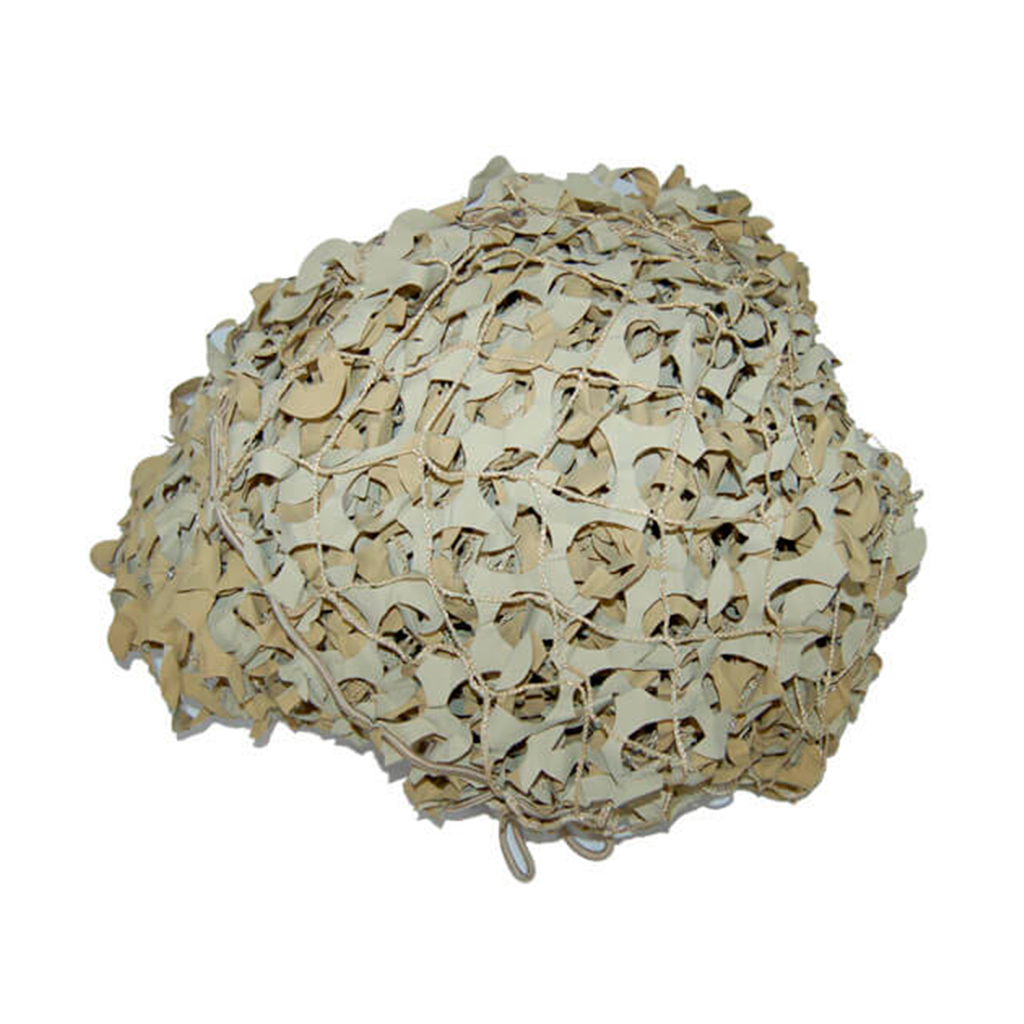 RED CAMO HOJAS CON CUERDA 6 X 3 DESIERTO