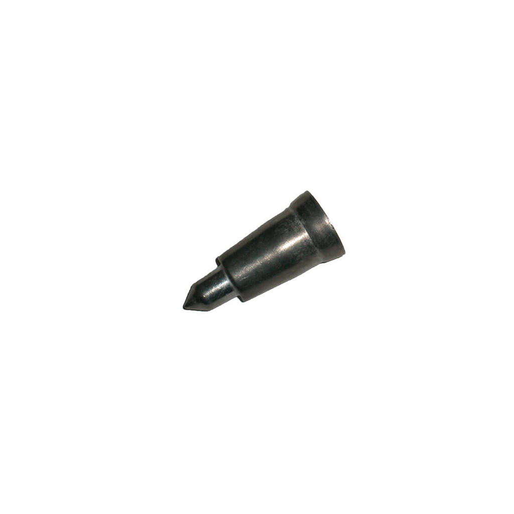 PUNTA BASTON METALICA 20MM PLATA