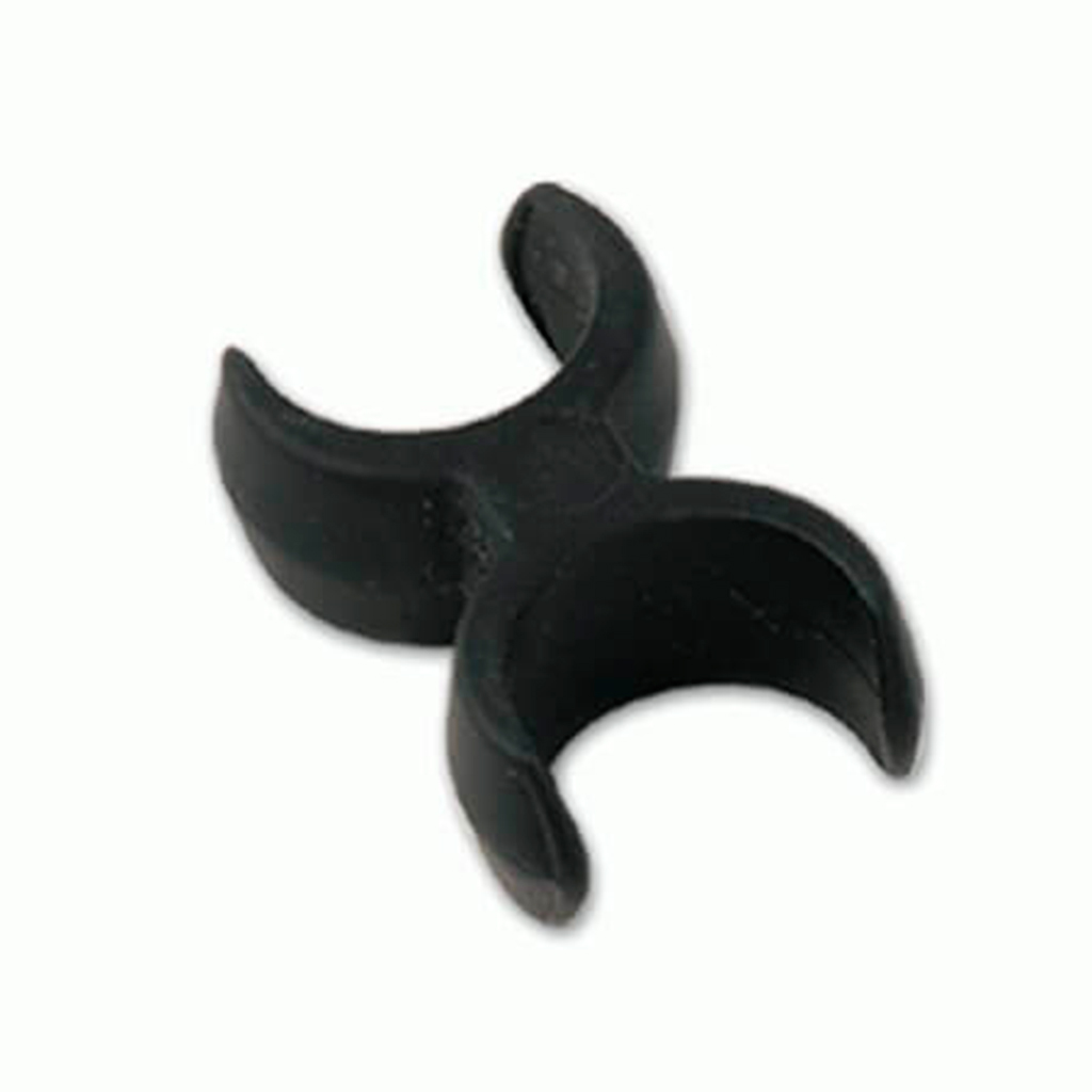 SOPORTE PARA 2 BASTONES PVC NEGRO