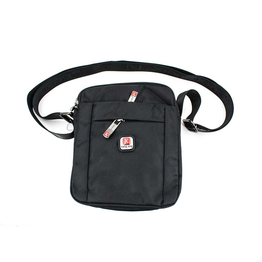 BOLSITO X CORDURA DOBLE CREMALLERA NEGRO