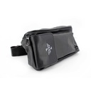 RIÑONERA BANDOLERA POLIPIEL NYLON ZH NEGRA