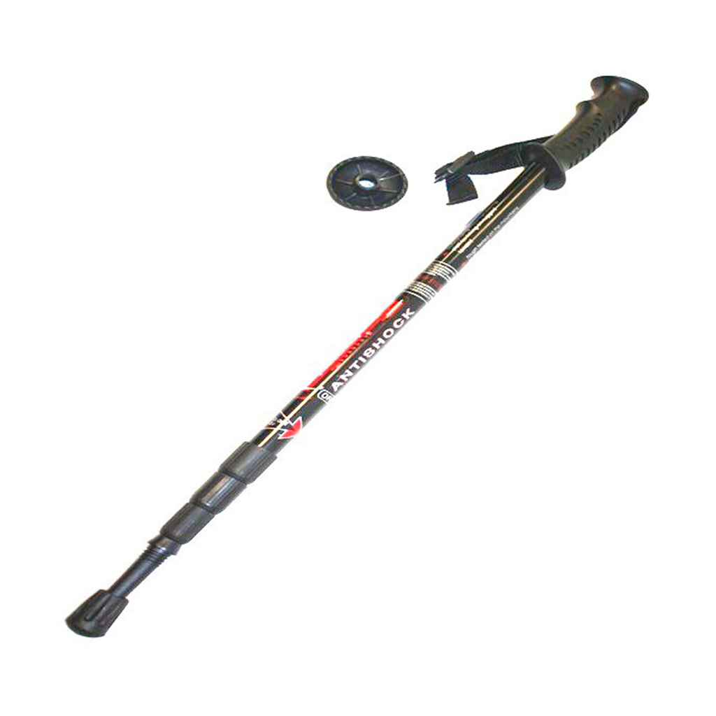 BASTON TELESCOPICO 4 TRAMOS NEGRO