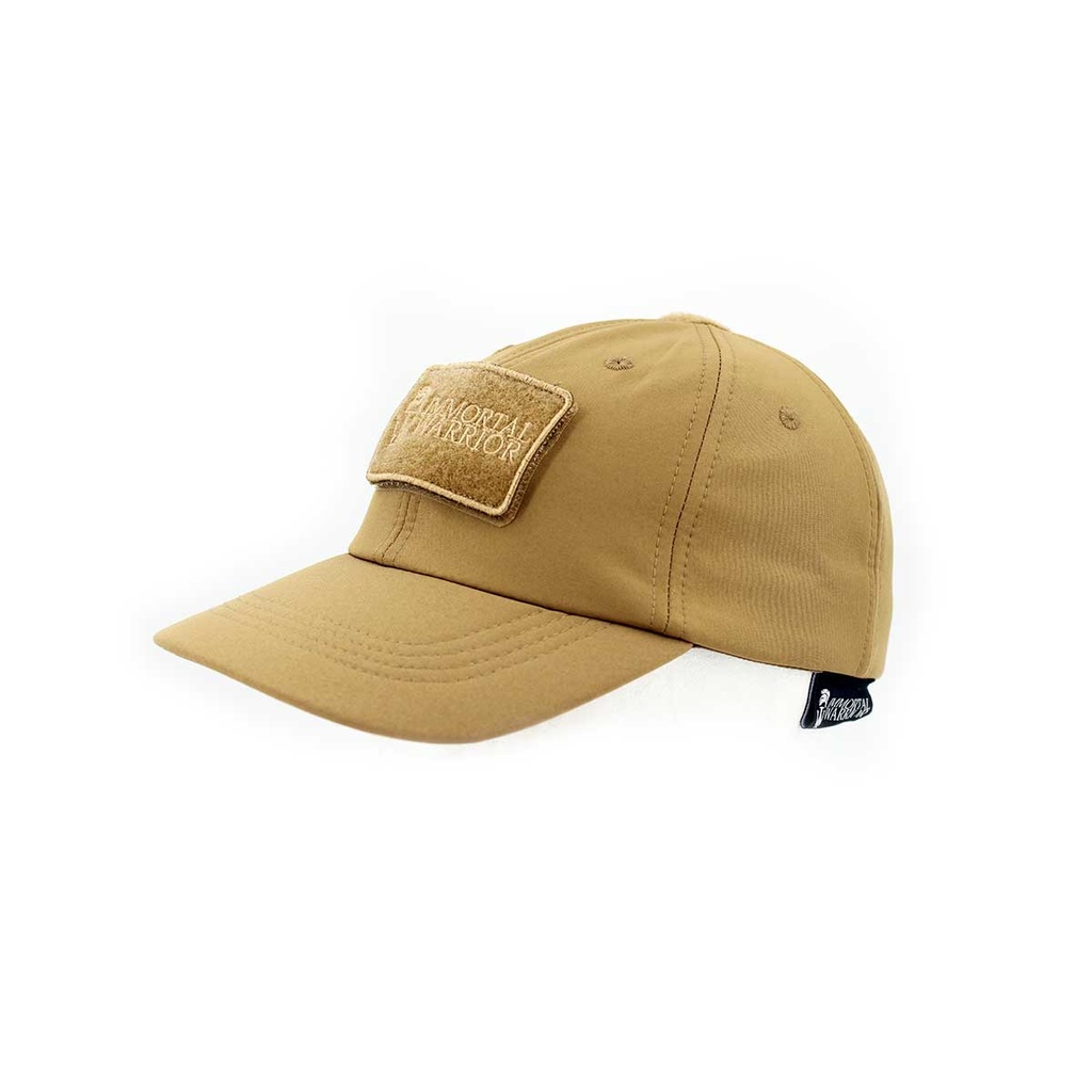 GORRA IMMORTAL SOFTSHELL VELCROS TAN