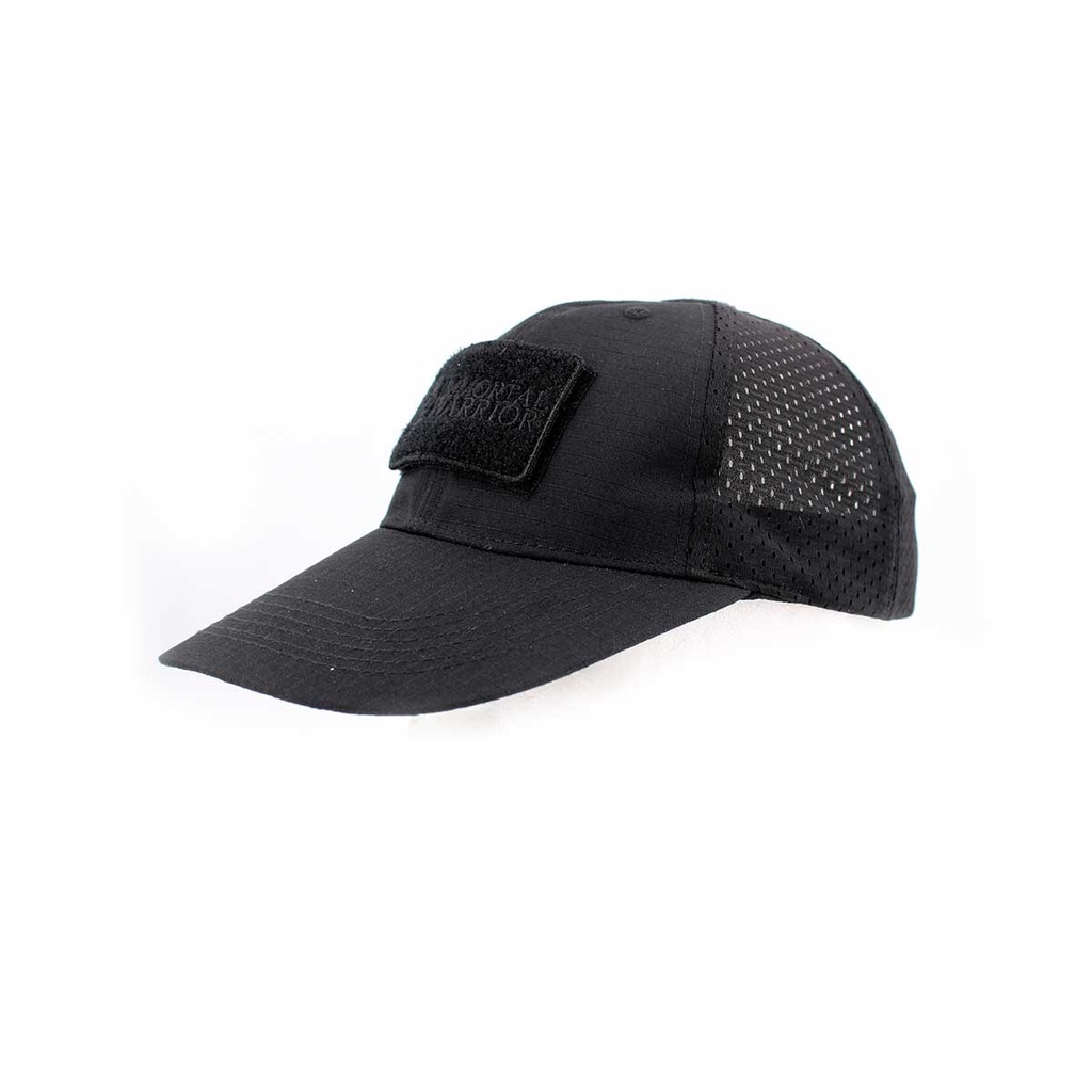 GORRA IMMORTAL REJILLA VELCRO NEGRA