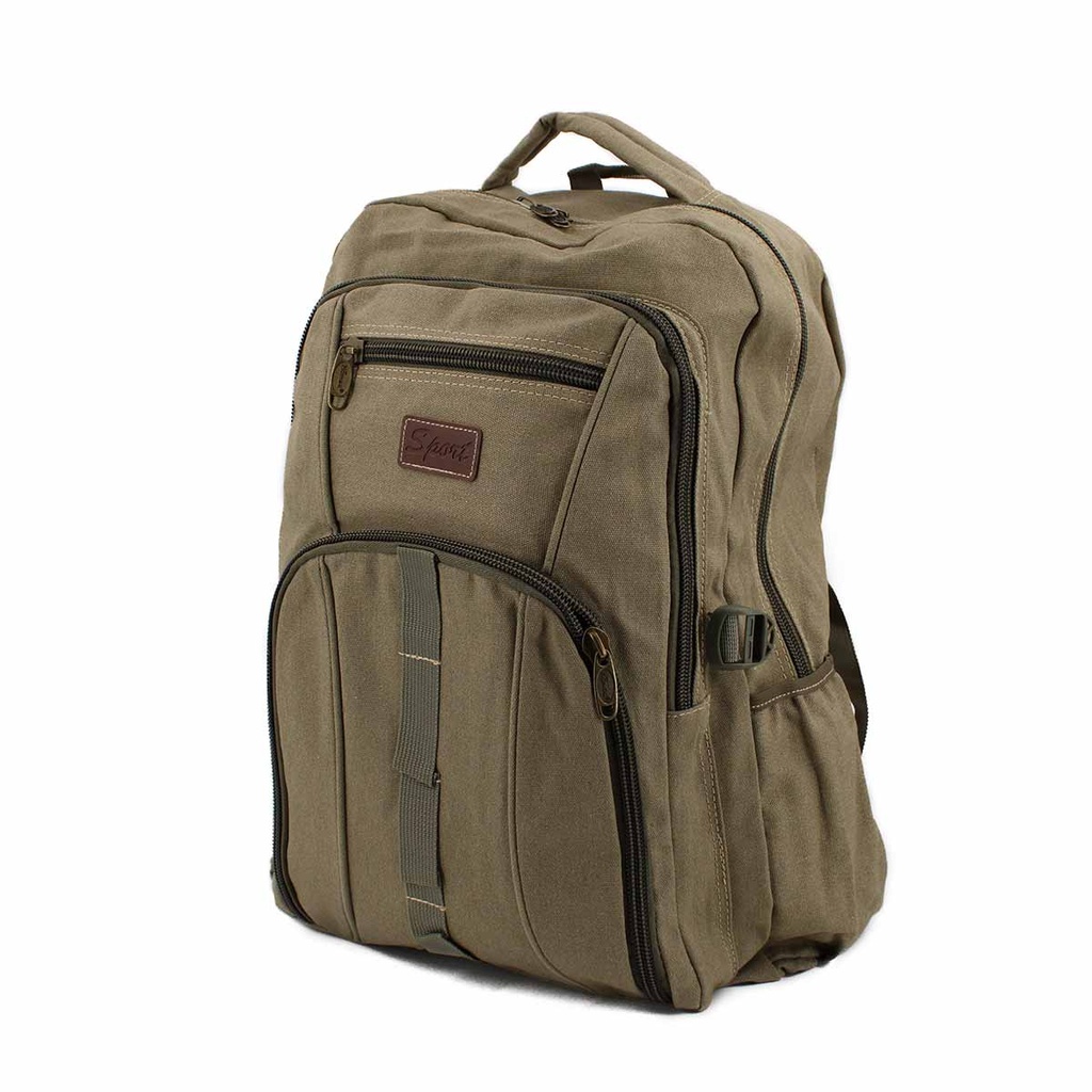MOCHILA CANVAS SPORT TAN