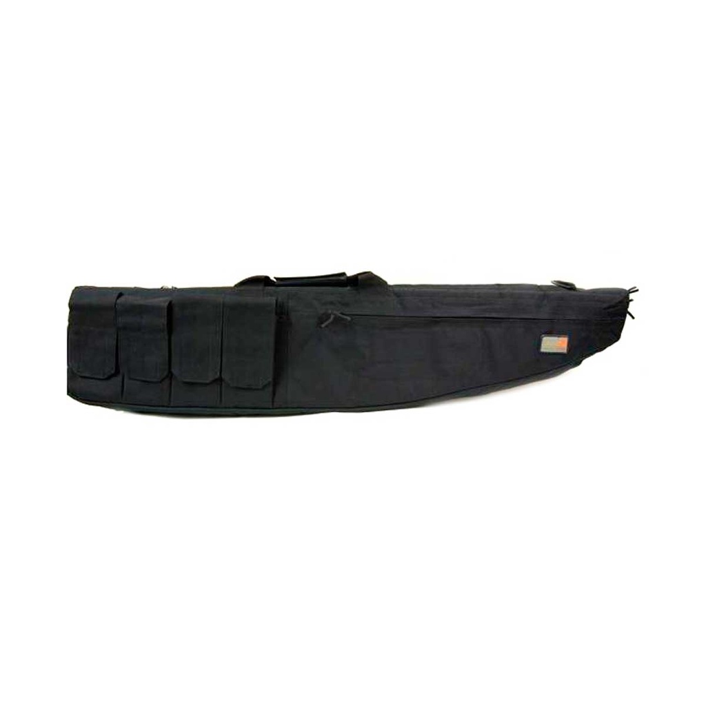 FUNDA FUSIL TACTICA BARBARIC 85CM NEGRA