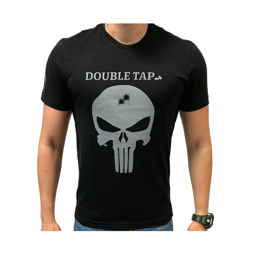[IW1005DT-S] CAMISETA IMMORTAL PUNISHER DOUBLE TAP NEGRA (S)