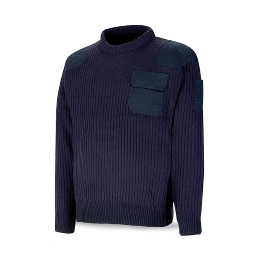 JERSEY CAJA ACRILICO CODERAS MARINO