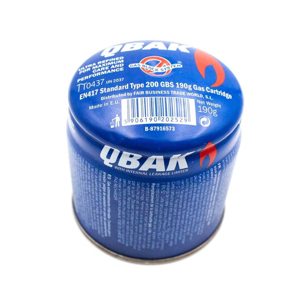 CARTUCHO GAS QBAK 190G PINCHAR AZUL