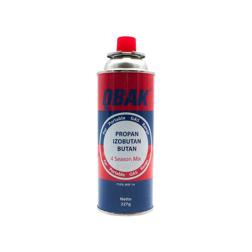 BOTELLA QBAK BUTANO 227G ROJA-AZUL