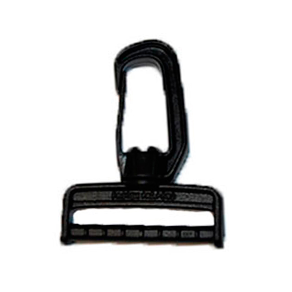 ENGANCHE CORREA FUSIL PVC GR. NEGRO