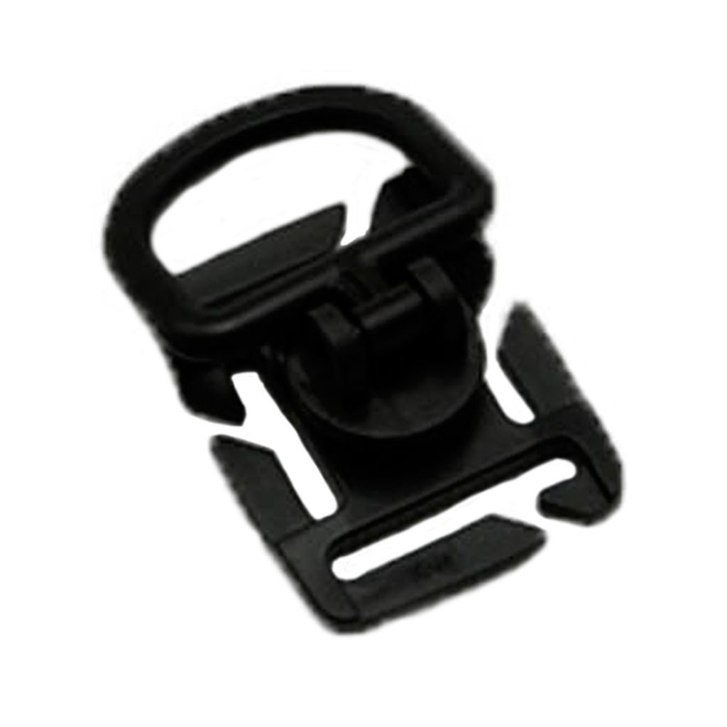 ENGANCHE SOPORTE D KEEPER PVC 4PCS NEGRO