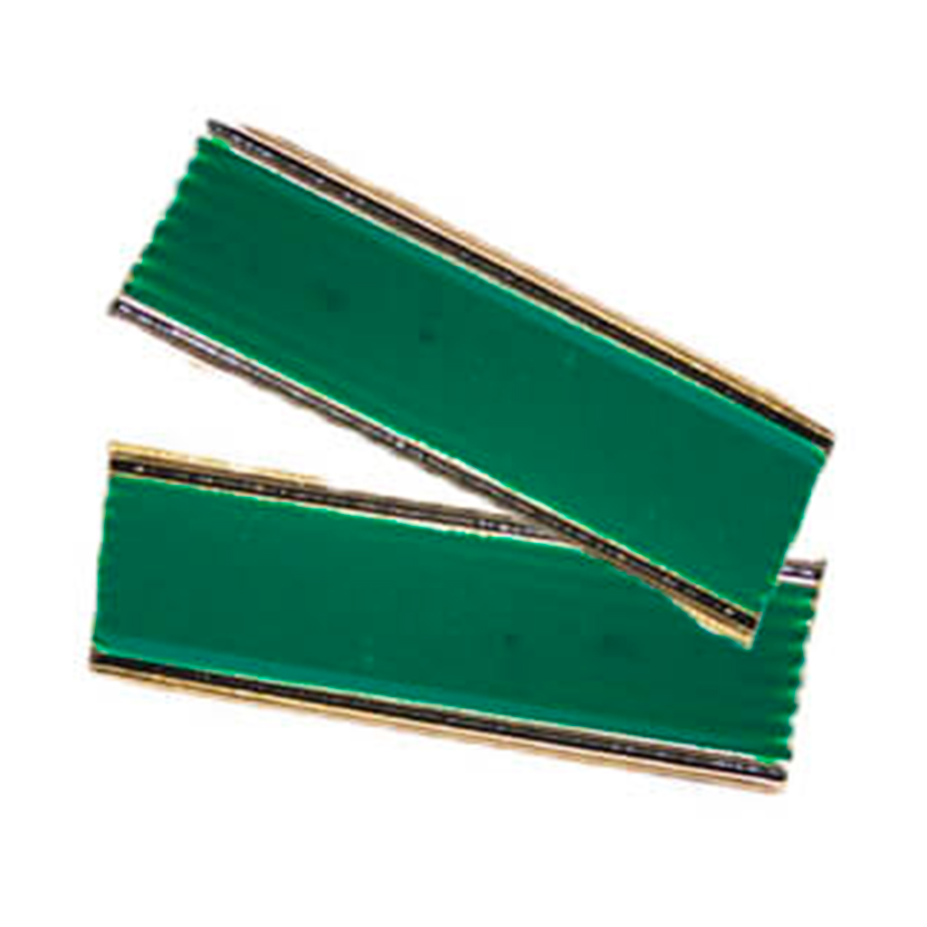 GALON METALICO M5 PAR SOLDADO AIRE VERDE-DORADO