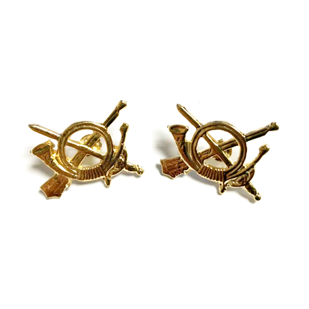 EMBLEMA METALICO CUELLO 2PCS INFANTERIA