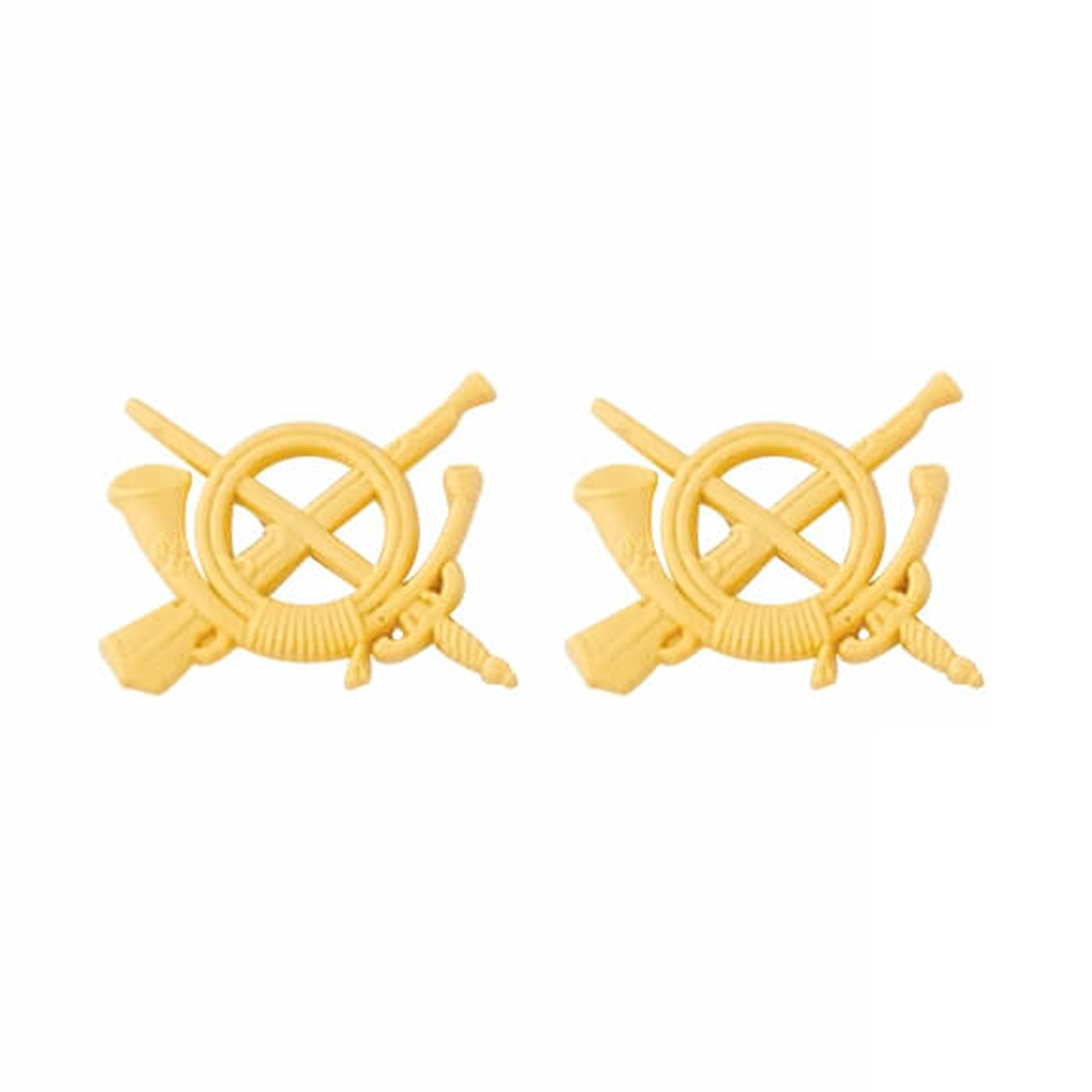 EMBLEMA PVC CUELLO 2PCS INFANTERIA