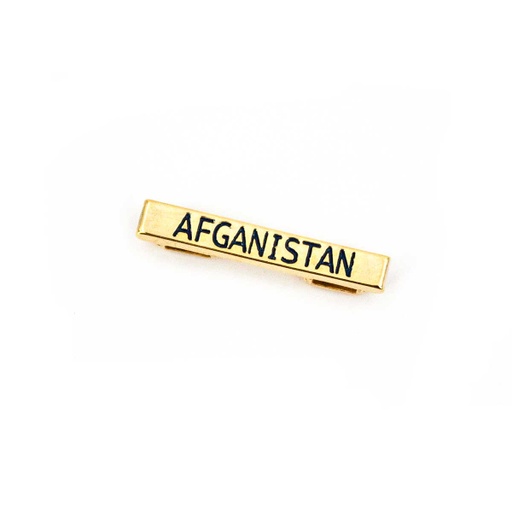 [140811-AF] BARRA MISIONES AFGANISTAN DORADA