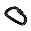 MOSQUETON SINGING ROCK CON SEGURO NEGRO