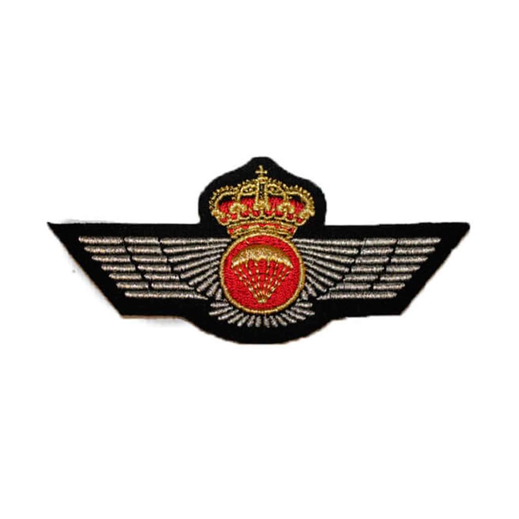 PARCHE BORDADO ROQUISQUI BRIPAC NEGRO-PLATA