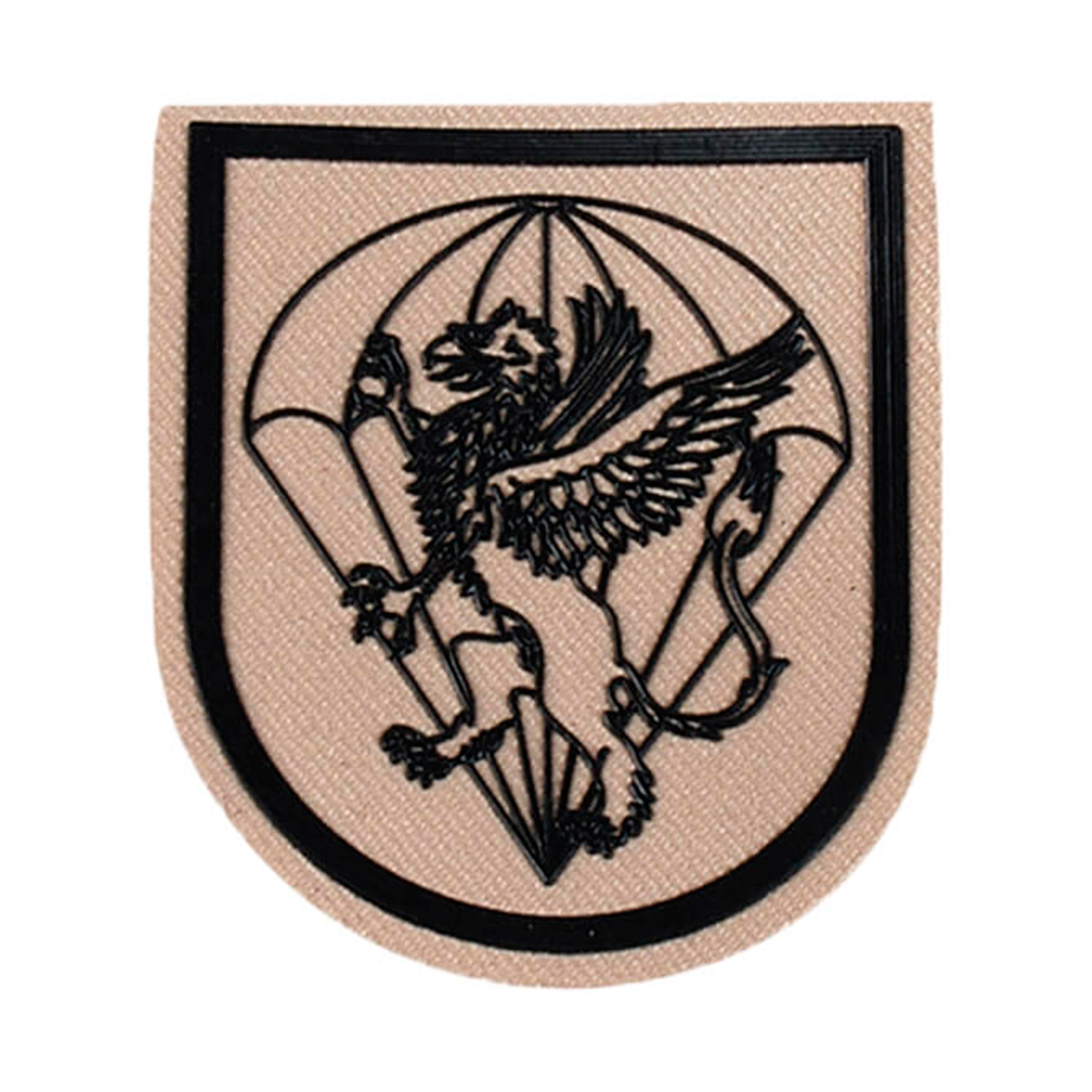PARCHE BRIPAC BATALLON CUARTEL GENERAL DRAGON C/VELCRO TAN
