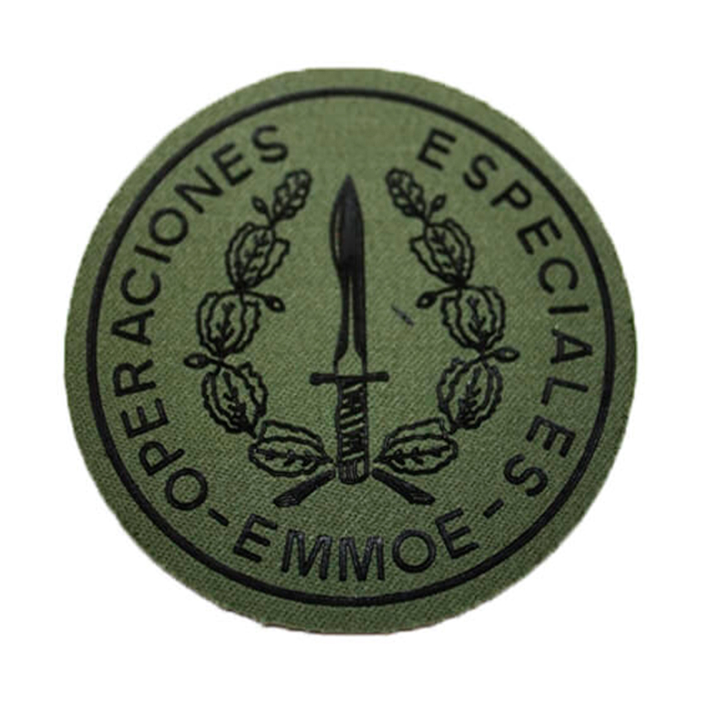 PARCHE COE EMMOE VELCRO LISO VERDE