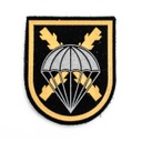 PARCHE BRIPAC PARACAIDISTA C/VELCRO NEGRO