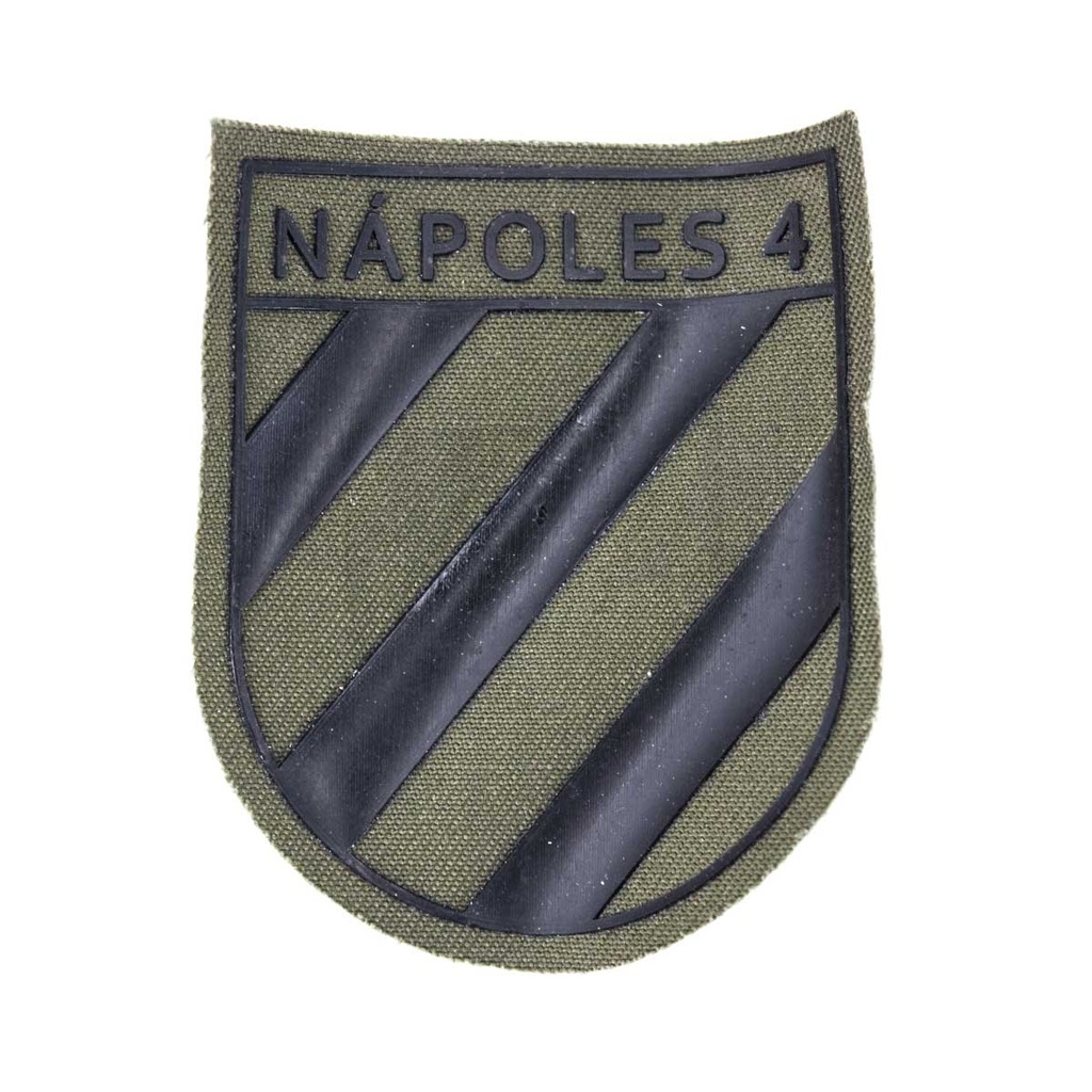 PARCHE BRIPAC NAPOLES 4 2ª BANDERA C/VELCRO VERDE