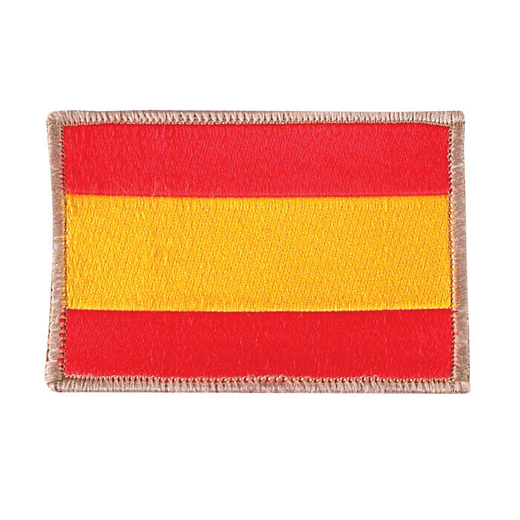 PARCHE BORDADO ESPAÑA C/VELCRO FILO BEIGE