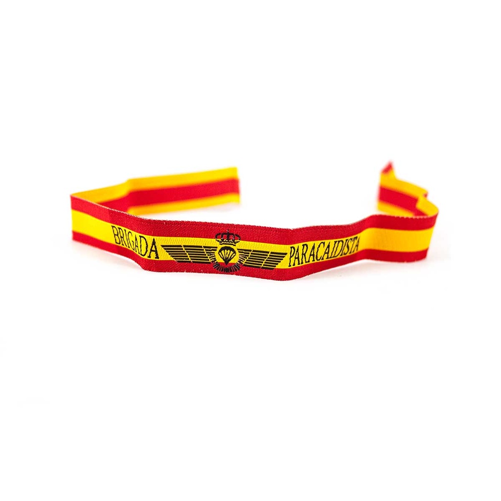 PULSERA CINTA BANDERA ESPAÑA BRIPAC ROQUISQUI
