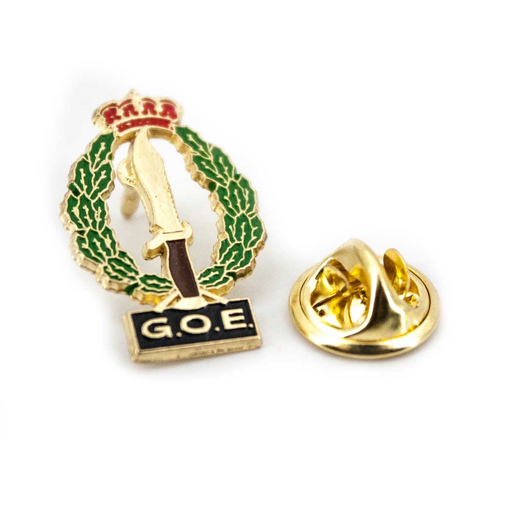 PIN GOE VERDE-DORADO