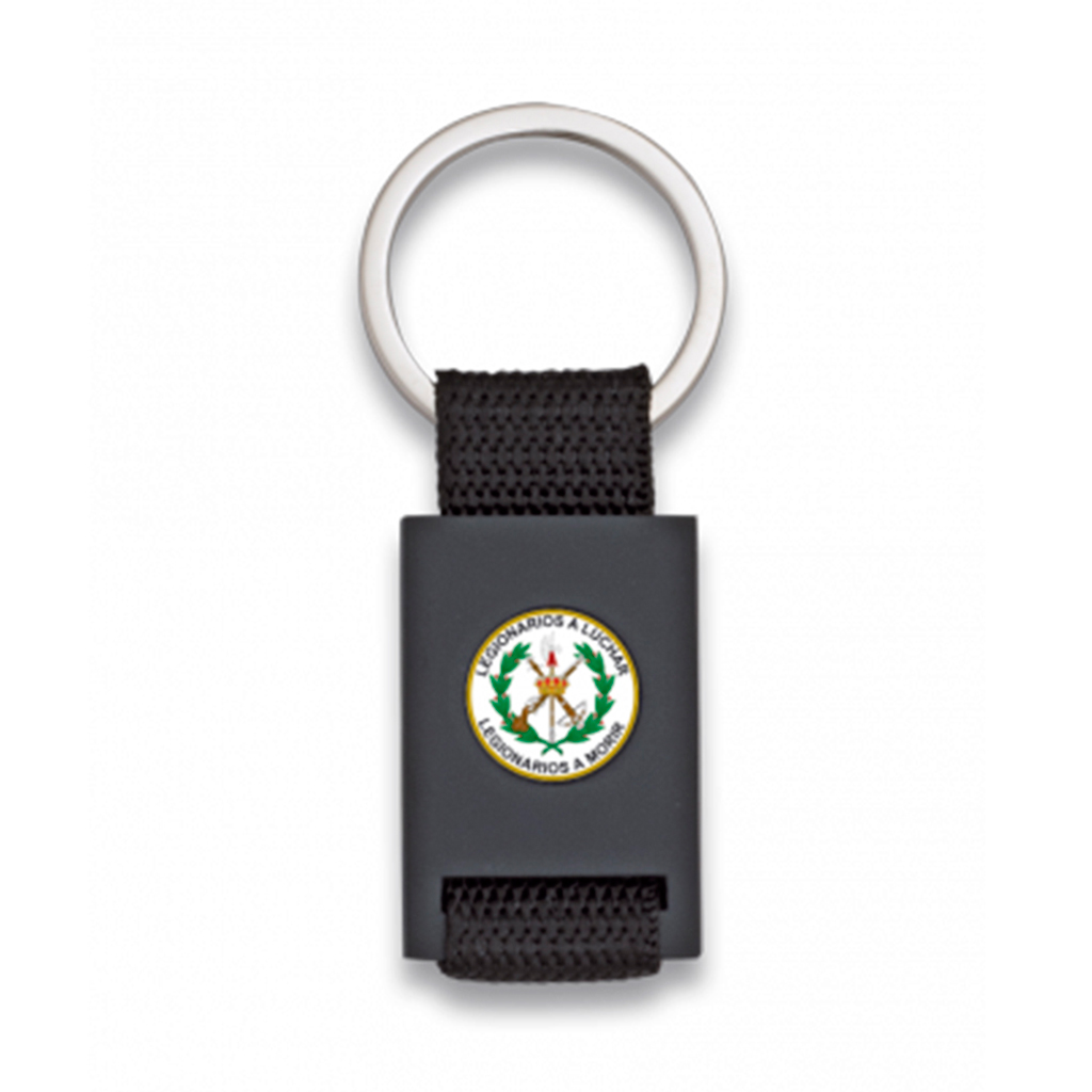 LLAVERO CUADRADO LEGION NEGRO