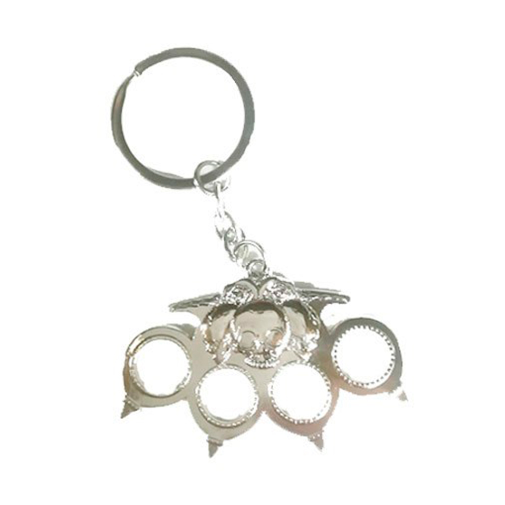 LLAVERO PUÑO AMERICANO PUNTAS ALBAINOX PLATA