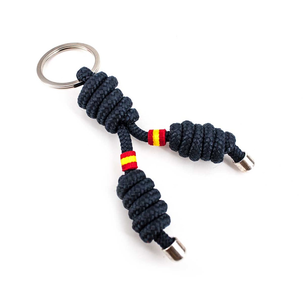 LLAVERO NUDO DOBLE MARINO