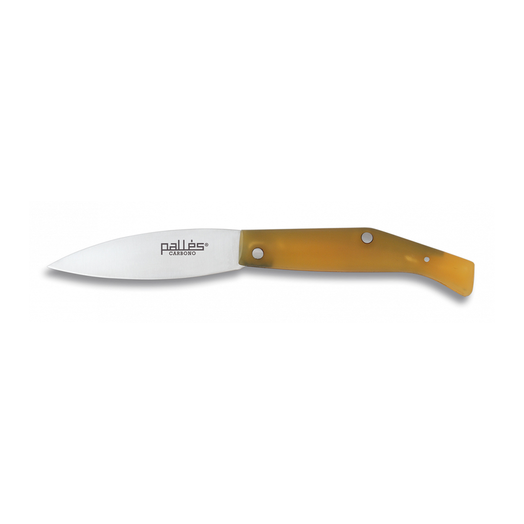 NAVAJA PALLES CARBONO 7CM AMARILLA