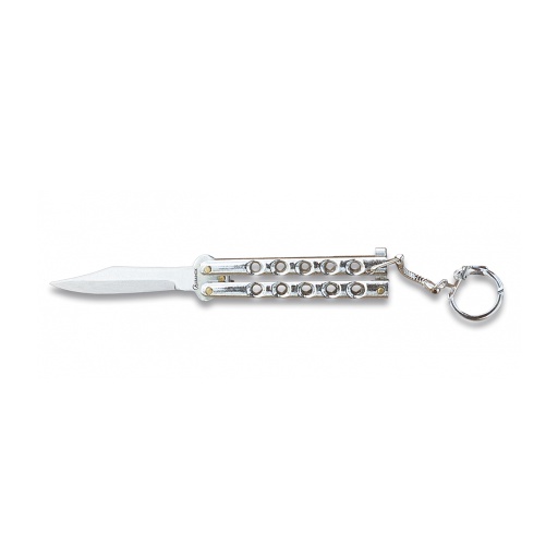 [02055-C] NAVAJA MARIPOSA ALBAINOX 6CM PLATA