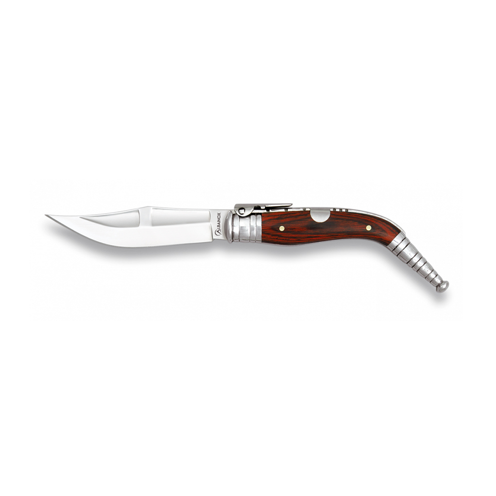 NAVAJA BANDOLERA ALBAINOX HOJA 5 CM MADERA