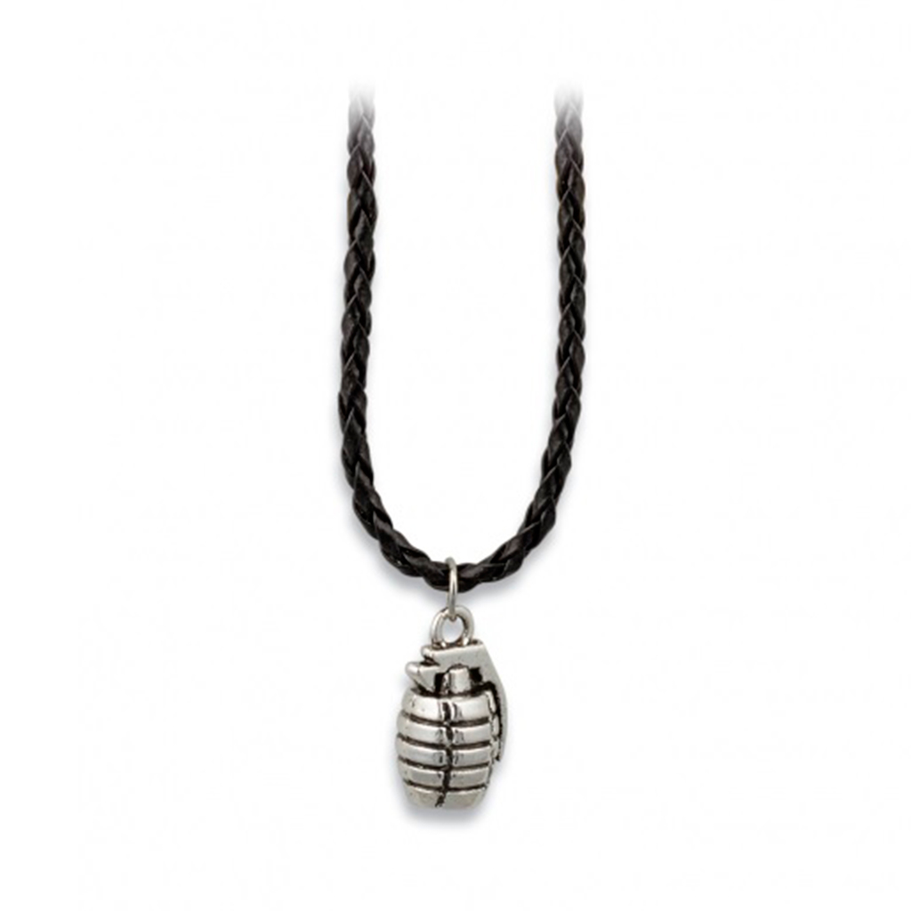 COLGANTE BARBARIC GRANADA PLATA