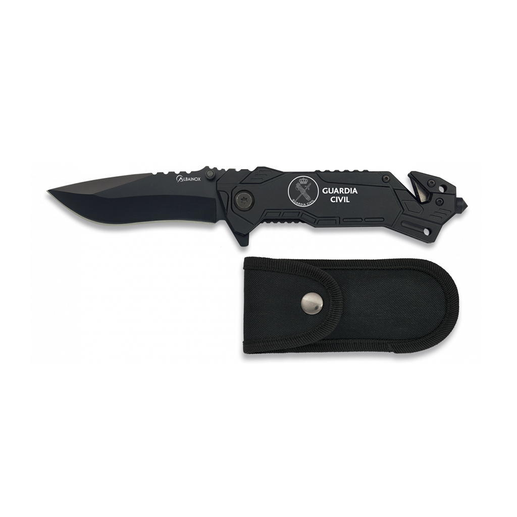 NAVAJA ALBAINOX GUARDIA CIVIL 257 CON FUNDA NEGRA