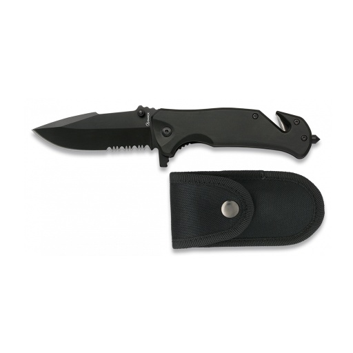 [19800] NAVAJA ALBAINOX TACTICA ROMPE CINTURONES CON FUNDA NEGRA