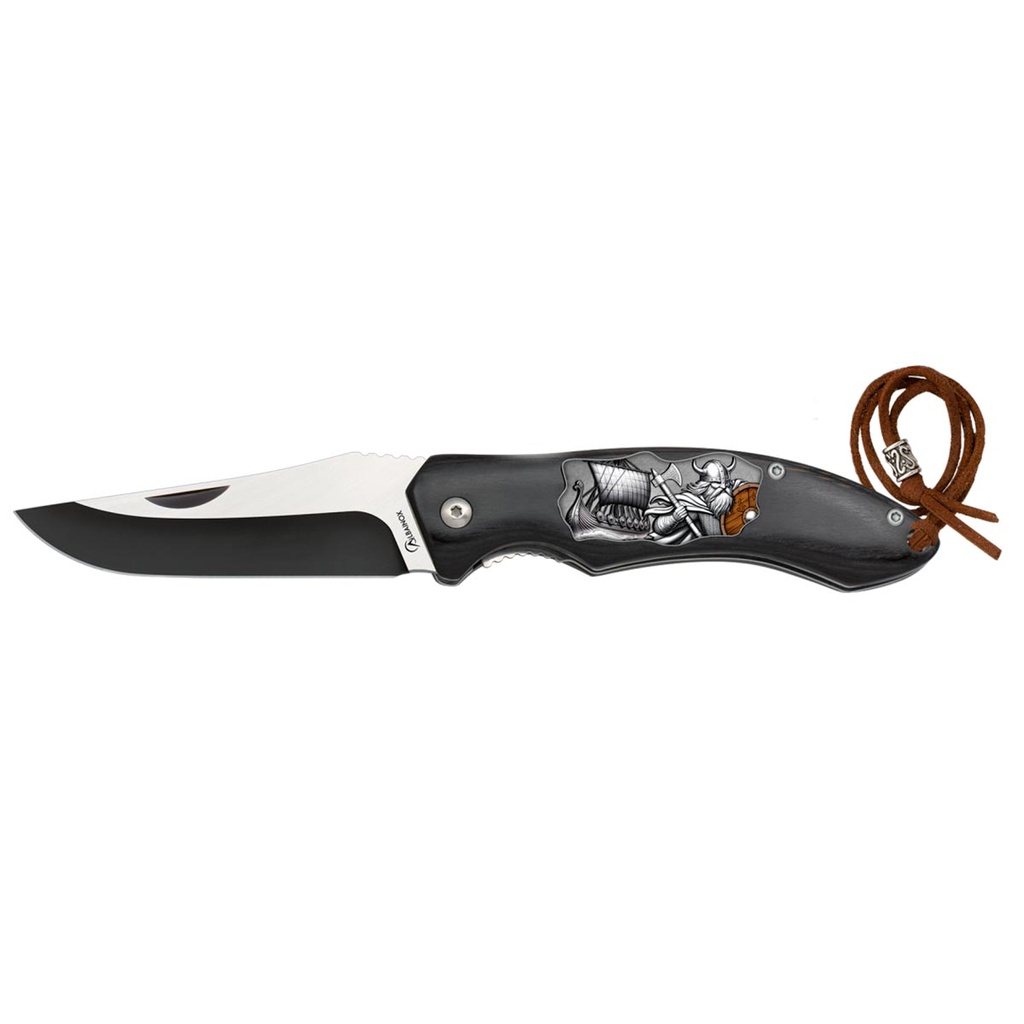 NAVAJA ALBAINOX VIKINGOS CACHA MADERA