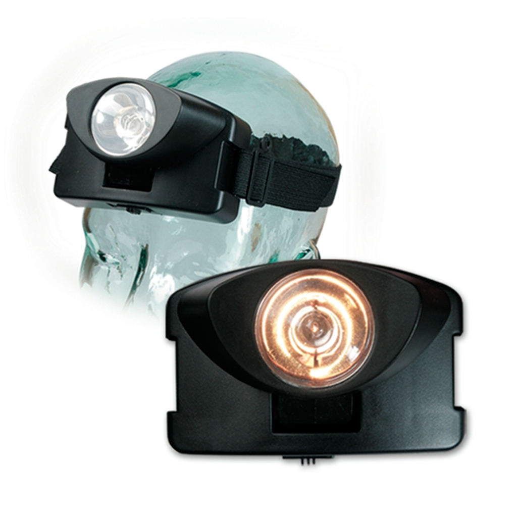 LINTERNA CROSSNAR FRONTAL FOCO GIRATORIO NEGRA